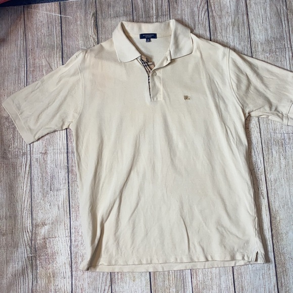 Burberry Other - Vintage Burberry Cream Polo Shirt